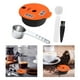 thumbnail image 4 of Cápsulas de café expreso de acero inoxidable con juego de s de cepillo Cápsulas de café recargables para de café TAS1003 / 01 TAS1403 / Naranja 180ML Sunnimix Vaina de cápsulas reutilizables, 4 of 8