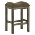 thumbnail image 2 of Furniture of America Gorse Wood Saddle Counter Stool in Chestnut (Set of 2), 2 of 6