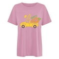 thumbnail image 4 of Patlollav Womens Tshirts Under $10, Womens Loose Tops Fashion Crewneck Easter Printed Casual Short Sleeve T-Shirt, 4 of 6