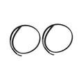 thumbnail image 4 of Burlete de goteo Cola para Moldura de techo 75552-0C060 2 uds., 4 of 8
