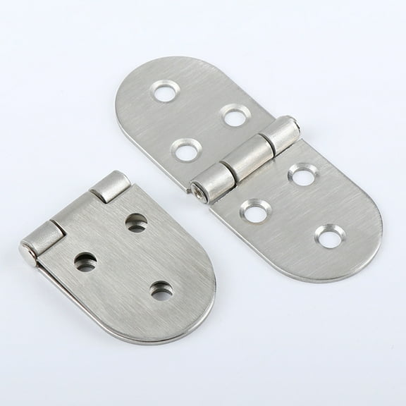 MERRYHAPY Stainless Steel Table Top Hinges Small Size 2 Pieces for Dining Table Furniture Hardware