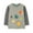 Grey, variant on Curuila Toddler Boys Tops Glow In The Dark Long Sleeve Crew Neck Sweatshirt Planet Cartoon Print Pullover Shirts Grey Size 1-2 Years