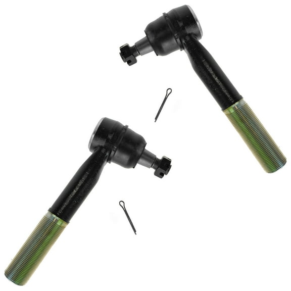 TRQ Front Outer Tie Rod Set Fits Select 2000-2005 Ford Excursion 1999-2007 F-250 Super Duty F-350 Super Duty