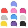 thumbnail image 3 of Unisex Adult Kids Children Swimming Pool Cap Silicone Swim Hat Waterproof Shower, 3 of 3