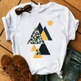 thumbnail image 3 of Eashery Plus Womens Tshirts Print Blouse Womens Tshirt Dress White L, 3 of 5
