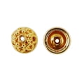 thumbnail image 1 of CG-199 18K Gold Overlay Bead Cap, 1 of 2
