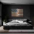 thumbnail image 4 of Luxe Metal Art 'Flag of Independence' by Norman Wyatt Jr, Metal Wall Art, 36"x24", 4 of 9