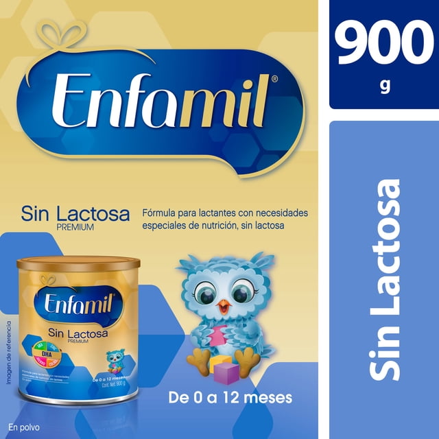 Enfamil Premium Sin Lactosa Fórmula Especializada Para Lactantes De 0 a 12 Meses Lata de 900 Gramos Enfamil Sin Lactosa