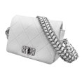 thumbnail image 2 of Bolso de hombro para mujer Cadena gruesa de moda acolchado Bolso de mano para mujer Bolso para axilas para trabajar Blanco Yinane Bolso de mujer, 2 of 8