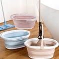 thumbnail image 1 of Collapsible Mop Bucket, Large Capacity Portable Handle Sturdy PP Collapsible Plastic Bucket For Home Bathroom Patio, Camping, Laundry Room, Garden, 1 of 8