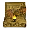thumbnail image 4 of The Bradford Exchange Game of Thrones Viserion Bookend Light-Up Hand-Painted Dragon Sculpture Collectible Depicting Daenerys Targaryen’s Guardian Dragon Issue #1 5-inches, 4 of 7