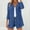 Blue, variant on Cxenplz Womens Lightweight Cardigan Fall Long Sleeve Open Front Lounge Shirts Thin Sun Protection Gauze Blouse