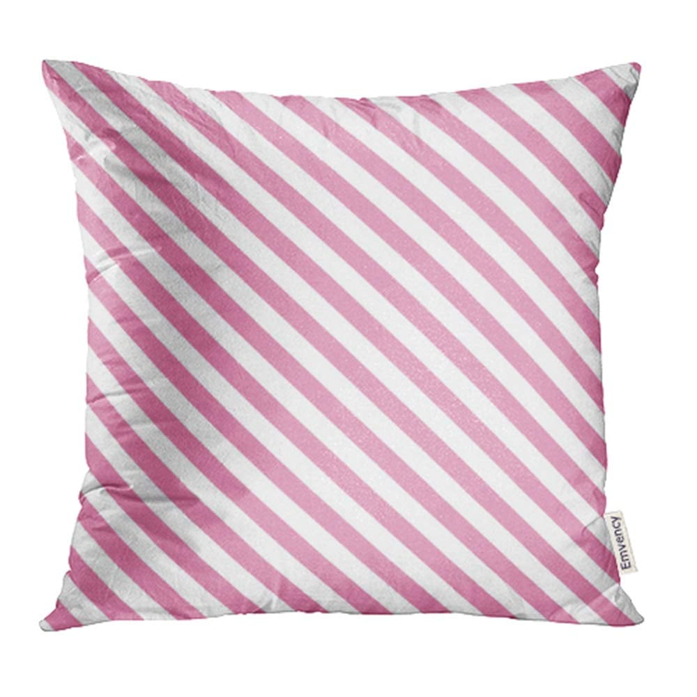 YWOTA Pink Stripe Striped Pattern White Candy Diagonal Baby Geometric