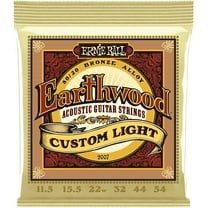 Ernie Ball Earthwood Custom Light 80/20 Bronze Acoustic Guitar Strings - 11.5-54 Gauge