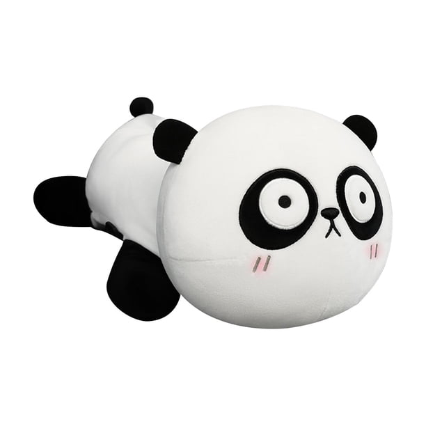 Estuche para pañuelos de coche suave con dibujos animados y correas ajustables, multifuncional. Panda