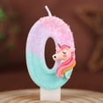 thumbnail image 6 of Xiao Hang 0-9 Number Cartoon Unicorn Digital Candles for Kids Birthday Party Festival Cake Decoration Atmosphere Props Fun Themed Candle, 6 of 10