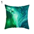 thumbnail image 1 of PENGXIANG Wolf Print Soft Peach Skin Throw Pillow Cover Case Cushion Home Sofa Car Decor, 1 of 9