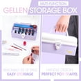 thumbnail image 4 of Gellen Gel Nail Polish Starter Kit with UV Lamp, 10 Colors Jelly Macaron Gel Polish with 36W Nail Lamp Top & Base Coat Nail Tools Manicure Set & Storage Box, All-In-One Gel Nail Polish Kit, 4 of 11