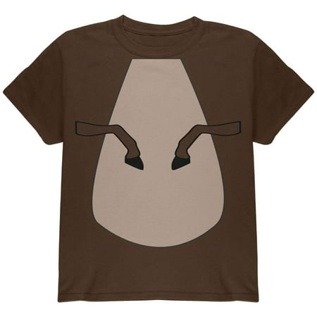 Halloween Horse Costume Brown Pony Youth T Shirt