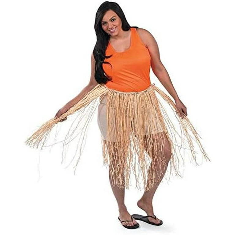 Beige grass skirt hotsell