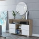 thumbnail image 1 of Mesa Auxiliar Arrimo Fraktal Miel/Blanco Madera MDP Excelsior, 1 of 1