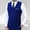 Blue, variant on Afuyipoi Vest for Men V-Neck Waistcoat Solid Color Sleeveless Formal Casual Wear Blue Size 3XL