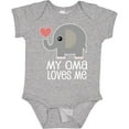 thumbnail image 3 of Inktastic My Oma Loves Me Grandchild Boys or Girls Baby Bodysuit, 3 of 5