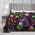 thumbnail image 5 of Invader Zim Ultra-Soft Micro Fleece Blanket Cozy Blanket Thick Warm Plush Throw Blanket Sofa Cushion 80"X60", 5 of 7