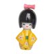 thumbnail image 3 of Figura de muñeca japonesa de dibujos animados en miniatura, pequeña escultura, figura de escritorio, geisha Amarillo B, 3 of 9