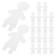 thumbnail image 2 of 20pcs White Paperboard People Cutouts Blank Human Shapes Children's Graffiti Dolls Art Project Supplies for Kids DIY Craft School Classroom Decoration, 2 of 3