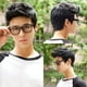 thumbnail image 4 of Vogacara Chico pelucas reutilizables lavable corto rizado elegante realista teñible tupé interior al aire libre fiestas nocturnas pelo Cuidado del cabello, 4 of 5