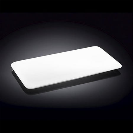 

Wilmax 992620 12 x 6.5 in. Flat Platter White - Pack of 18