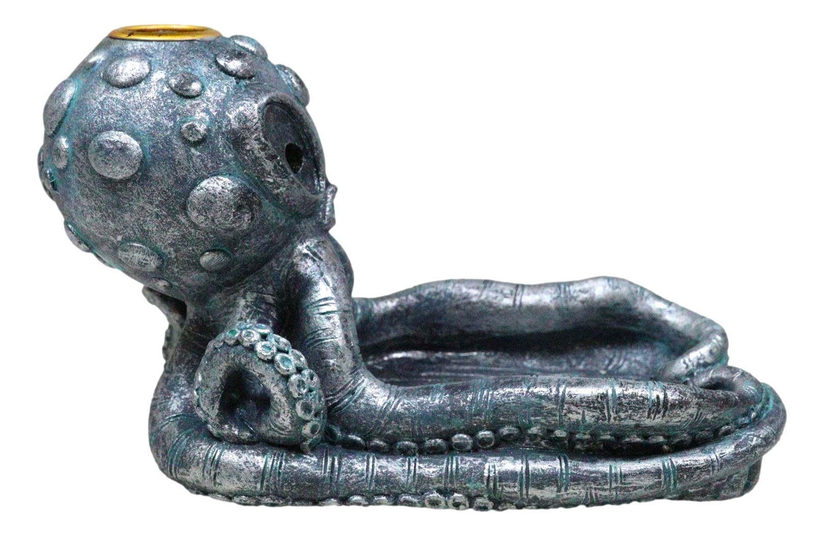 Nautical Cthulhu Octopus Sea Monster Backflow Incense Cone And Stick Holder