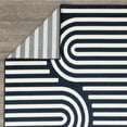 thumbnail image 6 of Loomaknoti Tecopa Sedvick 2' x 7' Blue Geometric Outdoor Runner Rug, 6 of 9