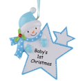 thumbnail image 2 of Maxora Personalized Ornaments Customized Christmas ornament Baby Boy Star Free Customize, 2 of 7