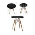 thumbnail image 2 of Mesa Redonda De Madera Estilo Minimalista Moderno 80 cm, 2 of 8