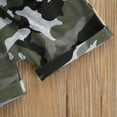 thumbnail image 5 of Bagilaanoe 2pcs Toddler Baby Boy Short Pants Set Short Sleeve T-Shirts Tops + Camouflage Shorts 6M 12M 18M 24M 3T 4T Kids Casual Summer Outfits, 5 of 7