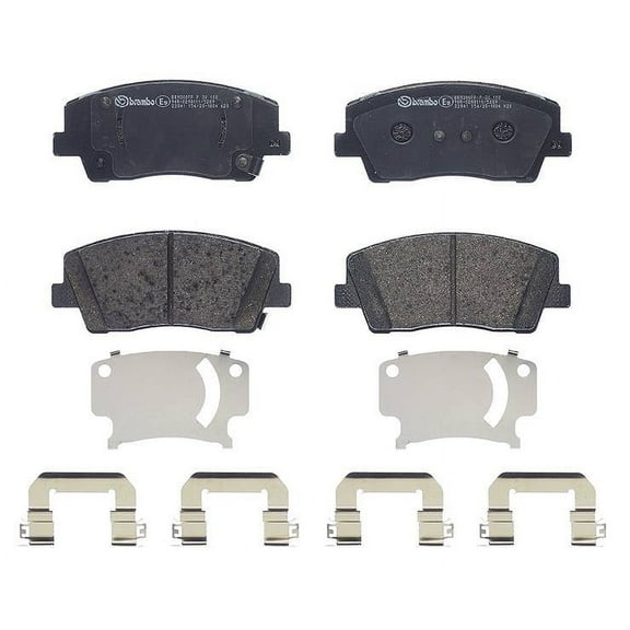 Brembo OE P30108 Low-Met Brake Pads for 2018-2020 Kia Stinger and Genesis G70 * Front Premium OE Equivalent