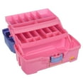 thumbnail image 6 of Plano Two Tray Fishing Tackle Box - Model: 6202-92 - Pink/Periwinkle, 6 of 7