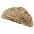 thumbnail image 5 of Big Size Mesh Deep Shell Beanie Hat - Camel XL-3XL, 5 of 5