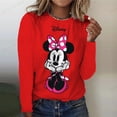 thumbnail image 2 of Disney Stitch 3d Women's Long Sleeve T-shirt Cartoon Mickey Mouse Print Round T-shirt Women's Short Sleeve Cartoon T-shirtloverM Gao Jinjia LED, 2 of 2