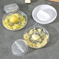 thumbnail image 2 of Miniature Garlic Mincer Efficient Manual Grater Vegetable Grinder with Lid Kitchen Grinding Tool for Home Cooking, 2 of 8