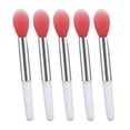 thumbnail image 2 of 5 cepillos de silicona para crema labial, herramientas cosméticas, aplicador de crema labial reutilizable para labios Estilo C jinwen Pincel de labios, 2 of 8