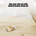 thumbnail image 4 of Clearance Cooling Blanket,Hwkond Machine Washable Lightweight Cotton Quilt - Ideal For AirConditioned Rooms All-Season Cool Comfort Easy Care 110x150cm/43.3x59.05in,Beige,110x150cm, 4 of 7