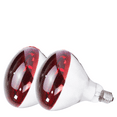 thumbnail image 1 of WJCA 250W Infrared Heat Lamp Bulb 2 Pack, High-Efficiency Heating for Chickens, Reptiles and Pets, Ideal for Chicken Coop and Food Warming Applications, Red, R125, 1 of 7
