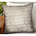 thumbnail image 2 of Plutus Brands Silvered Rivulet Silver Solid Luxury Outdoor/Indoor Throw Pillow, 2 of 3