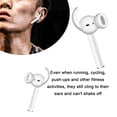 thumbnail image 4 of 3 Pairs Drop Resistance Improved Bluetooth Earphone Eartips Cover In Ear Silicone Case with Earbud Hooks, 4 of 8