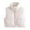 White, variant on Vest for Women ,Women Stand Collar Outerwear Vest All Season Versatile Layering Piece for Everyday Fashion Wear