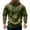 Mens Hoodies & Sweatshirts Army Green, variant on Athletic Hoodies for Men with Multi-Pockets Fleece Lined Long Sleeve Sweatshirts Button Pullover Solid Color Thermal Warm Workout Hoodie Tops