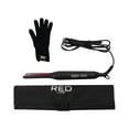thumbnail image 4 of Red by Kiss Pencil Flat Iron up to 450°F Thin Small Tourmaline Ceramic Plate 0.3 inch (3/10") for Women and Men, Short to Medium Hair, Pixie Cut, Bangs, Edges.. A Travel Pouch and a Glove Included, 4 of 5